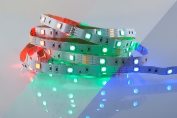 ZESTAW taśma LED SMD RGB 5050 sterownik pilot 2.5m