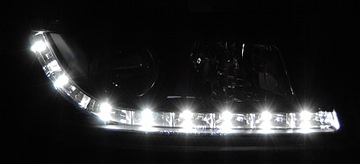 Seat TOLEDO 1M 99-04 LAMPY reflektory BLACK LED H1