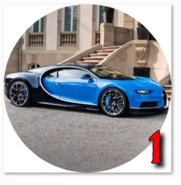 ТОЛСТАЯ ВАФЛЯ ДЛЯ ТОРТА BUGATTI CHIRON CAR AUTO