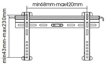 Крепление для ЖК-/LED-телевизора 32–55 дюймов PLB-40E Signal