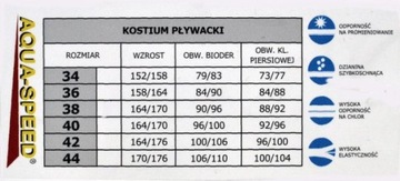 Kostium AQUA-SPEED SALLY roz. XL (42) czarn-cze 16