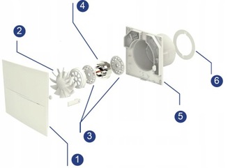 Wentylator łazienkowy VENTS Quiet Style 100