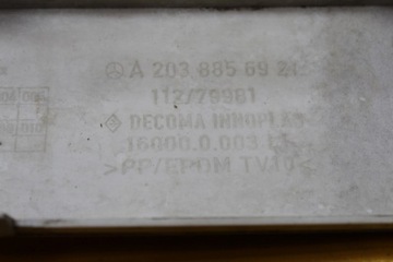 фото thumb №7, Молдинг лівий перед mercedes w203 lift a2038857021