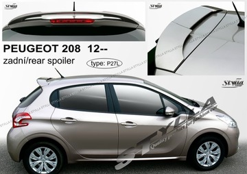 Спойлер спойлер для Peugeot 208 3/5 dw hb 03/2012--