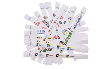 TYVEK БАСЛЕТЫ 2000 шт. БЕСПЛАТНАЯ ЦВЕТНАЯ ПЕЧАТЬ