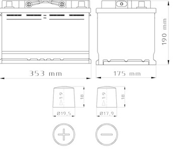 Аккумулятор FIAMM Titanium PRO L5 90P 90 Ач 800 А (EN