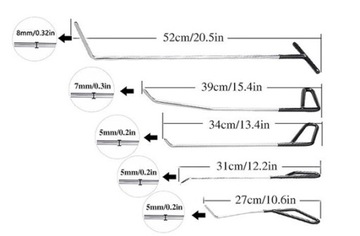 Набор PULLER PDR, копье для удаления вмятин