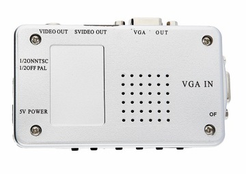 КОМПЛЕКТ ПРЕОБРАЗОВАТЕЛЯ СИГНАЛА AV VGA - CVBS S-VIDEO VGA