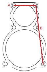 Прокладка клапанной пластины компрессора B 2800 3800