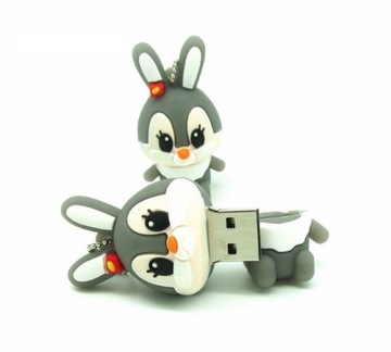 НАКОПИТЕЛЬ USB 16 ГБ GREY RABBIT BUNNY PRO WYS24HPL