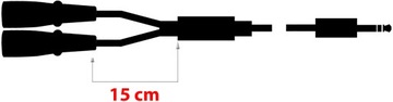 Кабель 2x XLR(Ż) 6,3 Jack стерео Klotz 10 м