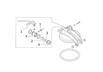 Putzmeister M743 BR DC450 редуктор крышки клапана