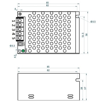 Zasilacz do taśmy led 12V 25W/2,1A