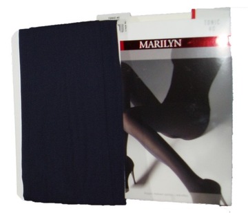 Rajstopy Marilyn Tonic 40den microfibr granat 5 XL