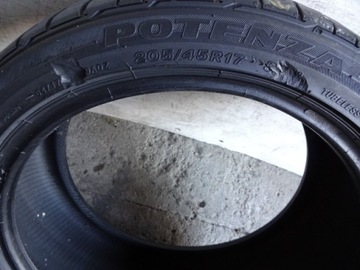 ЛЕТНИЕ ШИНЫ 205/45/17 BRIDGESTONE POTENZA 88V