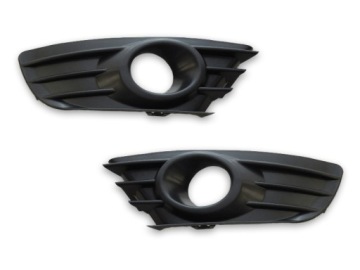 Купити Citroen c4 04-08 ґрати заглушки протитуманної фари бампера, фото thumb