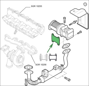 Заглушка EGR ALFA ROMEO FIAT 1.9JTDM OPEL 1.9CDTi