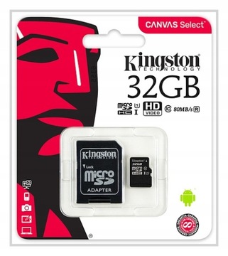 КАРТА ПАМЯТИ KINGSTON MICRO SD 32 ГБ КЛАСС 10 UHS