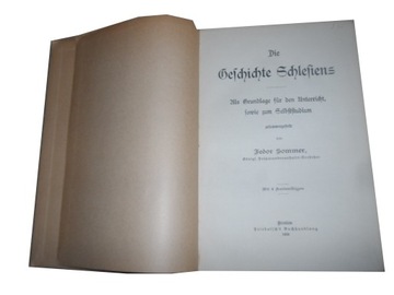 die geschichte schlesiens История Силезии, 1908 г.