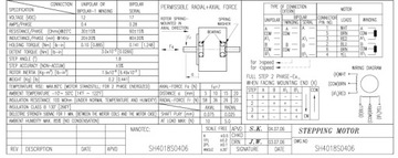 НОВЫЙ шаговый двигатель SH4018S0406-A РАСПРОДАЖА!