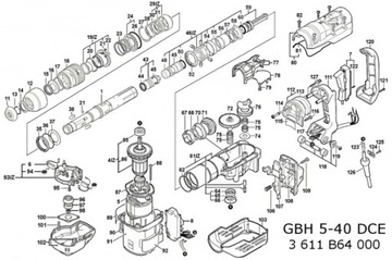 Bosch GBH 5-40 DCE ROOT