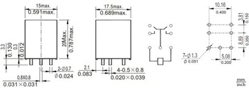 ЗАКРЫТОЕ РЕЛЕ ПАЯНАЯ ПЛАСТИНА 2x20A 4117US20