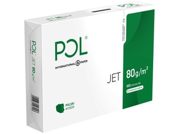 Копировальная бумага POLjet A4, 80 г, класс А, 5 стопок