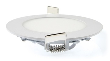 PANEL LED PODTYNKOWY OKRĄGŁY 12W PLAFON BIAŁY NEUTRALNY 4500K