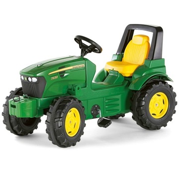 JOHN DEERE ПЕДАЛЬНЫЙ ТРАКТОР ROLLY TOYS БОЛЬШИЕ ТИХИЕ КОЛЕСА FARMTRAC