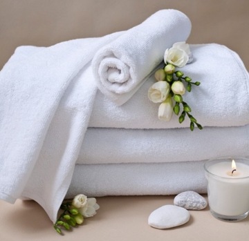 Полотенца HAH HOTEL SPA 50х100 белые и цветные 500г/м