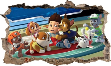 Наклейка PAW PAW PATROL 3D XXXXXXXXL 166см x 100см + БЕСПЛАТНО