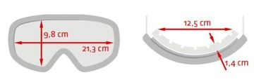 СТЕКЛО ОЧКОВ ARCTICA G-105, ОРАНЖЕВЫЙ