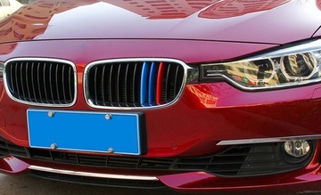 Накладки BMW на решетку радиатора M POWER 3 ser F30 F31 11