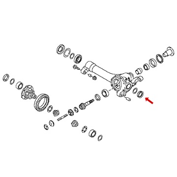 фото thumb №7, Сальник мост полуось левый navara d40 pathfinder 38342-ea000 38342ea000