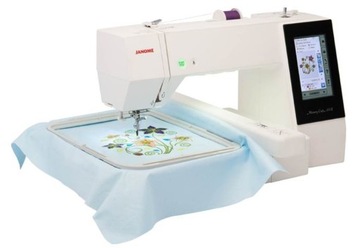 Вышивальная машина Janome MC500e + пяльцы + нитки + подарки