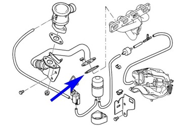 Пробка насоса вторичного воздуха BMW E36 E46 M43