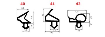 Уплотнители оконные VEKA S-835x