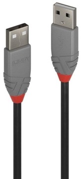 КАБЕЛЬ USB 2.0 A-A LINDY ANTHRA LINE 36692 1м