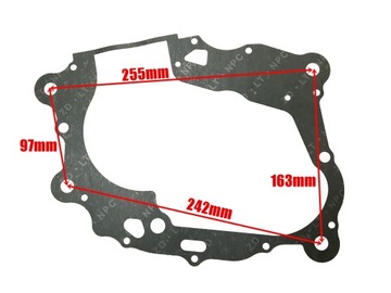 ПРОКЛАДКА ЦЕНТРАЛЬНОЙ КРЫШКИ QUAD ATV BASHAN 200 250