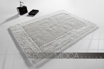 DYWANIK GRUBY BAWEŁNA MOCA DESIGN 60x100 SREBRNY