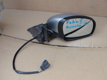 фото thumb №1, Зеркало правое r skoda fabia ii 2 roomster 5 pinów 5j0 5j электрический