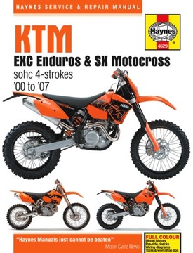 KTM 450 MXC (2003 - 2006) INSTRUKCJA NAPRAW