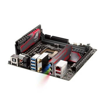 МАТЕРИНСКАЯ ПЛАТА ASUS MAXIMUS VIII IMPACT 1151 DDR4 Mini ITX BOX SupremeFX HDMI