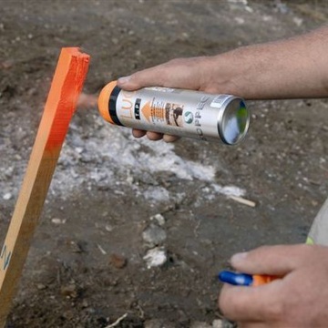Геодезическая дорожная краска SOPPEC FLUO T.P. желтый
