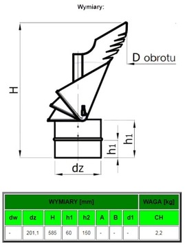 Крепление для труб Rotovent - DRAGON fi200 DARCO