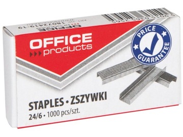 Zszywki Office Products 24/6 50000szt srebrny