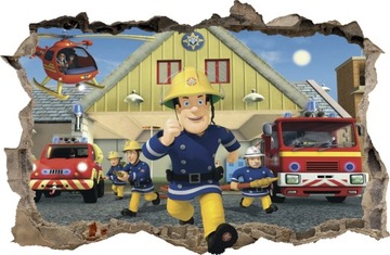 НАСТЕННЫЕ НАКЛЕЙКИ Hole FIREMAN SAM 47 115x75 см