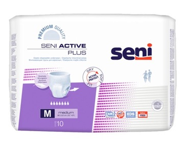 SENI ACTIVE PLUS majtki chłonne 10 szt. MEDIUM