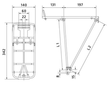 Стойка PLETSCHER QuickRack 26-29, тормоз. щитовидная железа