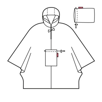 R25 Reisenthel накидка-пончо мини-макси